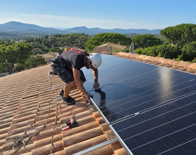 Installateur panneaux solaires Faugères — pose photovoltaïque sur toiture