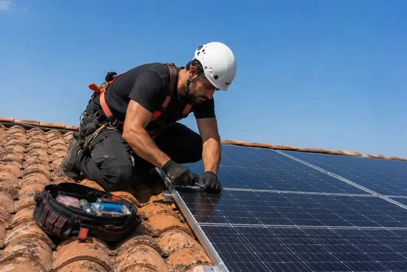 Maintenance et monitoring de panneaux solaires à Faugères