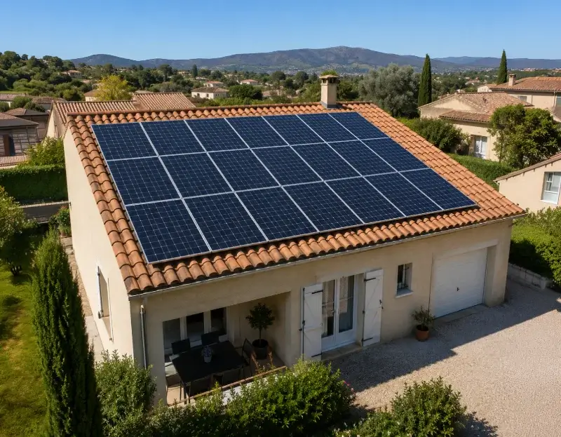 Prime à l'autoconsommation panneaux solaires Faugères — aide financière de l'État